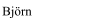 Bjrn